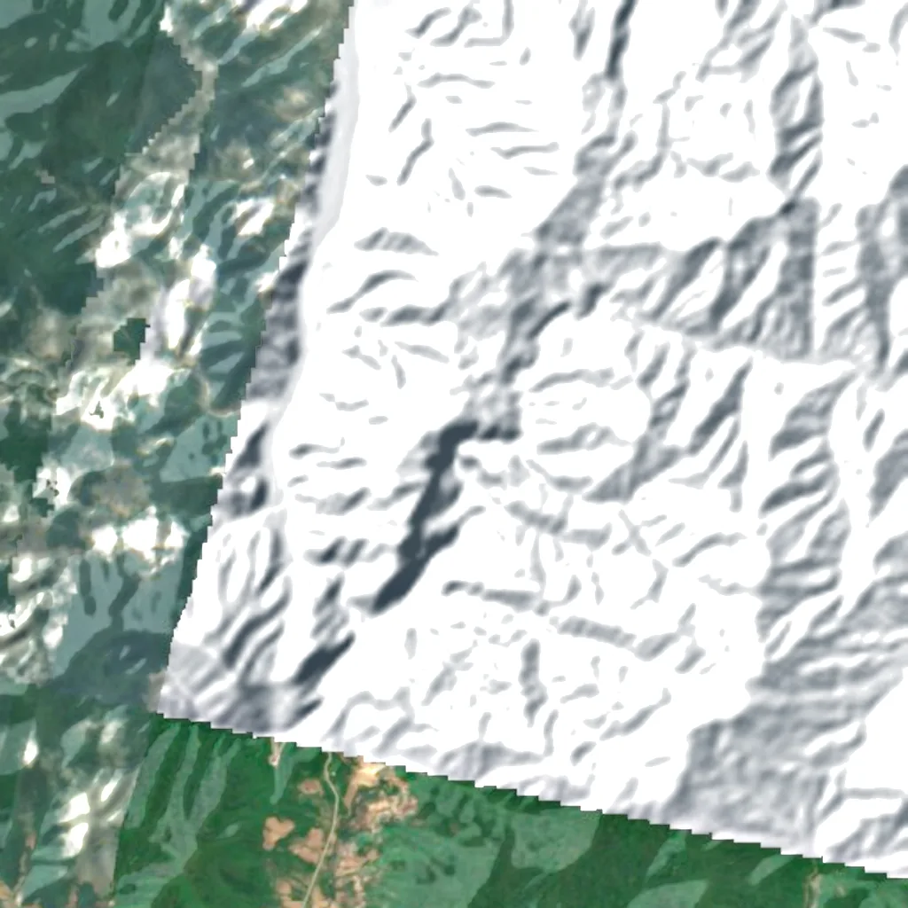 Ullim Falls seen from above (Sentinel-2)
