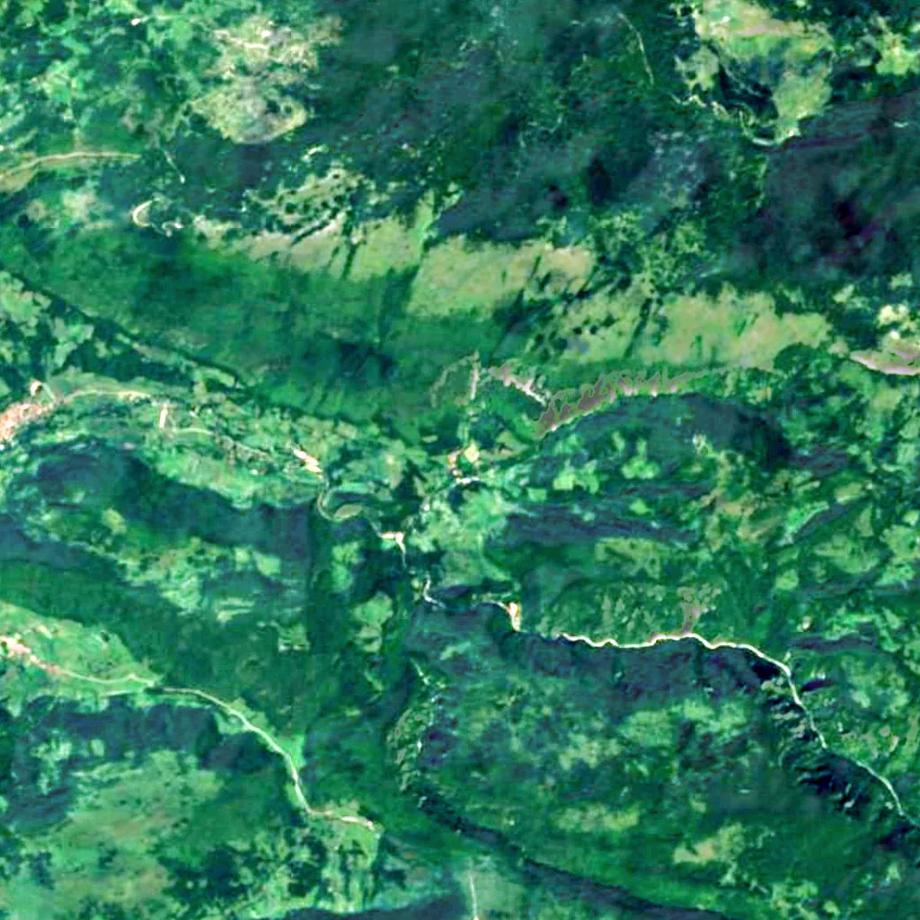 Veliki Buk seen from above (Sentinel-2)
