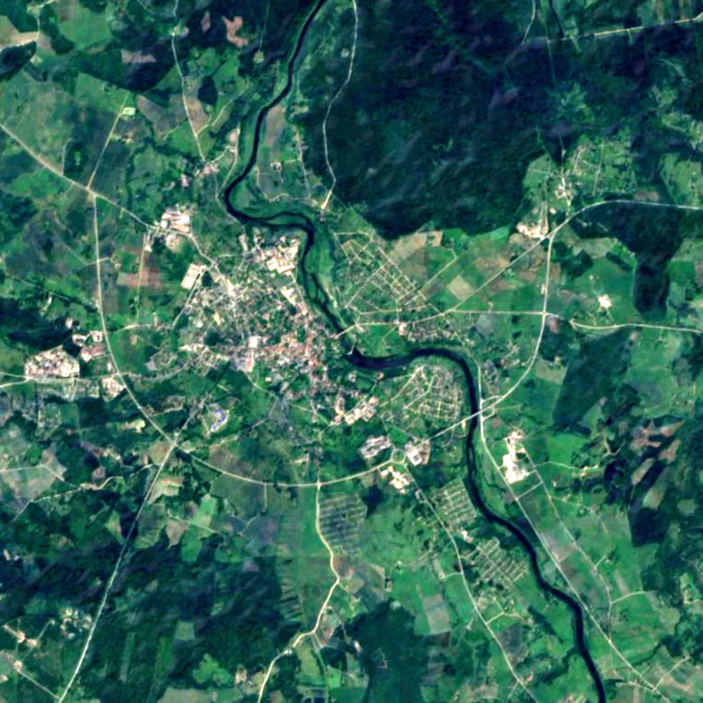 Venta Rapid seen from above (Sentinel-2)