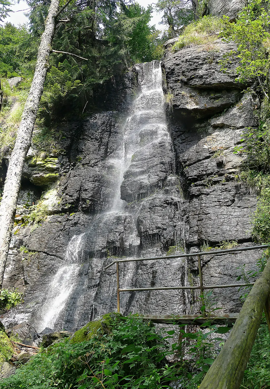 Vodopad bystre panorama2