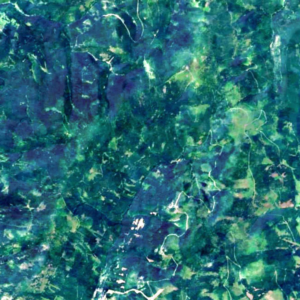 Vodopád Na Strašidlech seen from above (Sentinel-2)