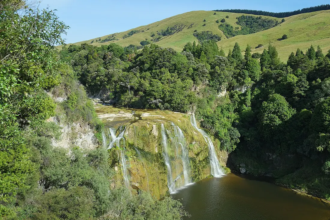 Waihi Falls from lookout