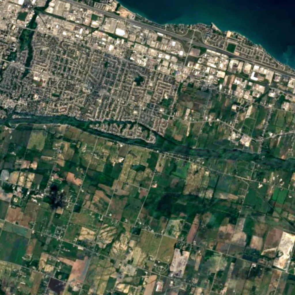 Wall Falls seen from above (Sentinel-2)