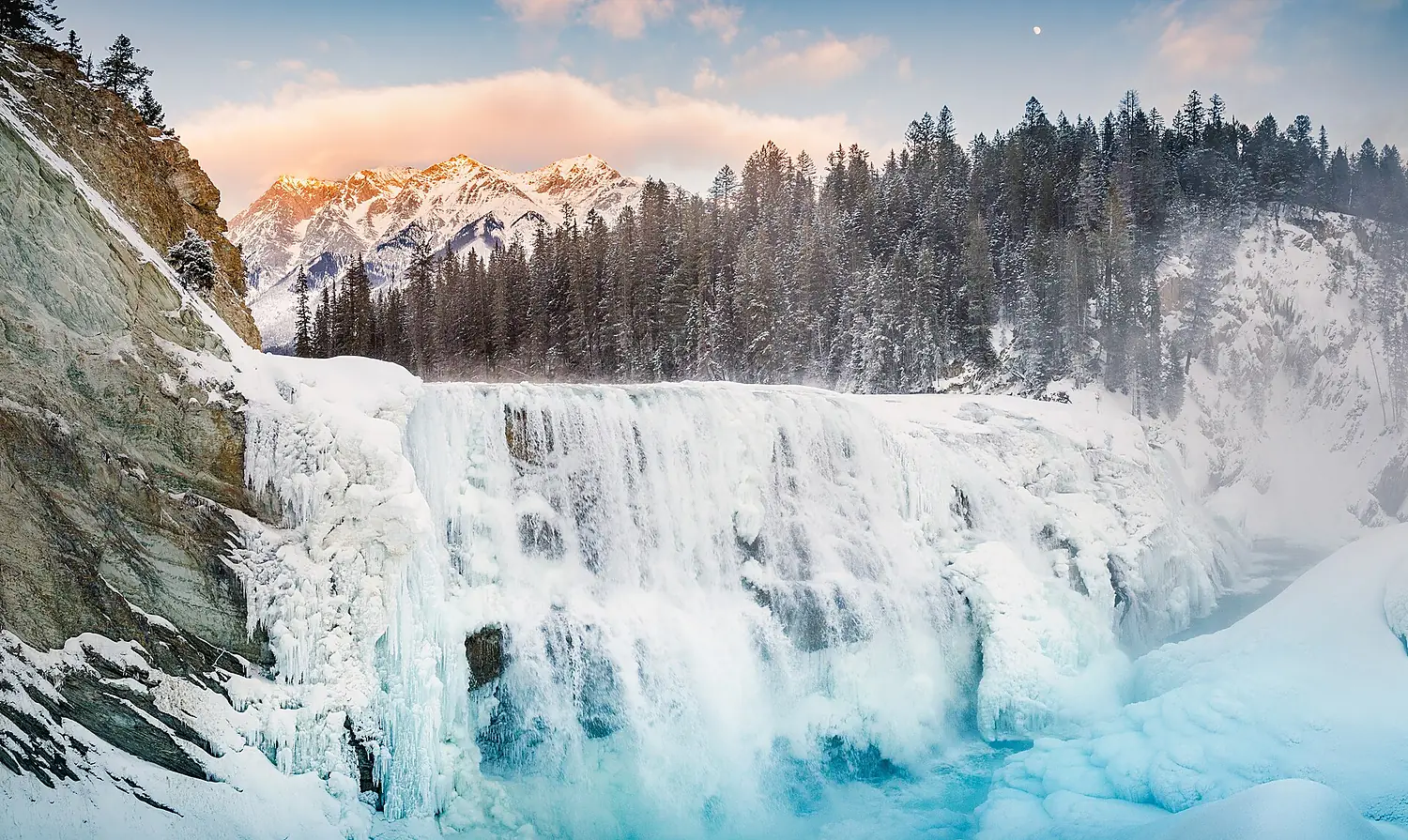 Sunset by Wapta Falls