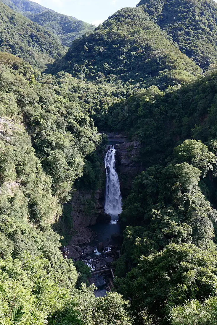 Xiao Wulai Waterfall in the afternoon