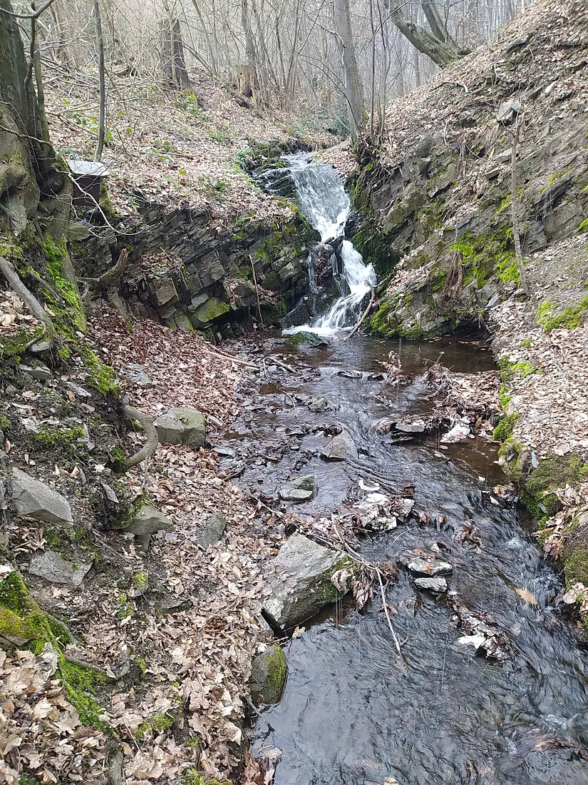 Žabnický vodopád, potok Žabník 4